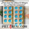 ¿Para Qué Se Utiliza El Milagro De La Miel De Leopardo new08